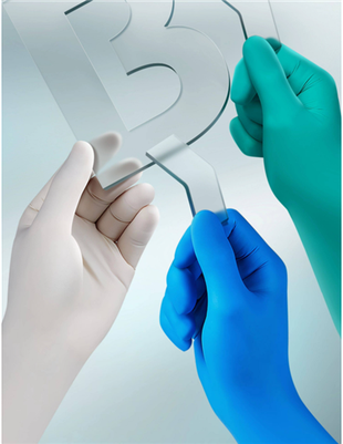 Gants pour utilisation en laboratoire