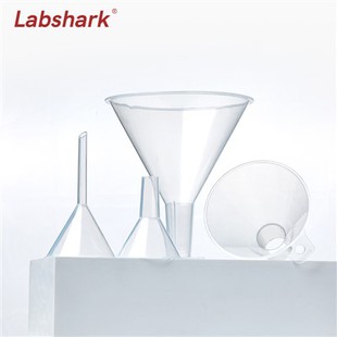 Entonnoirs en plastique de fabricant de laboratoire